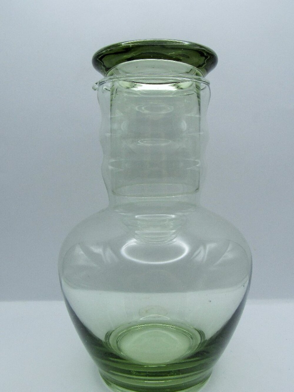 Vintage Dunbar Bedside Water Carafe/Drinking Glass Set